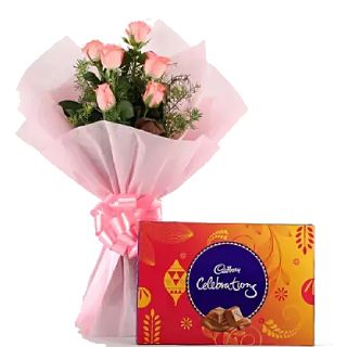 Fnp Combo Offer: Flower With Chocolate Start at Rs.549